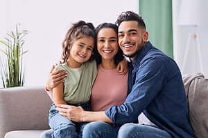 Senior couple homeowners